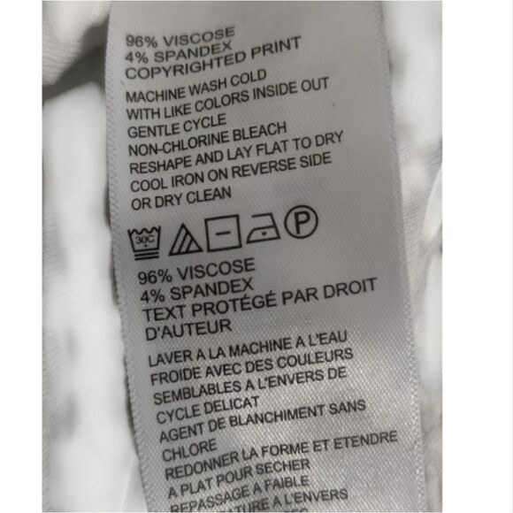 Tommy Bahama Blue Green and Yellow High Low Faux Wrap Dress Size M - Picture 11 of 11